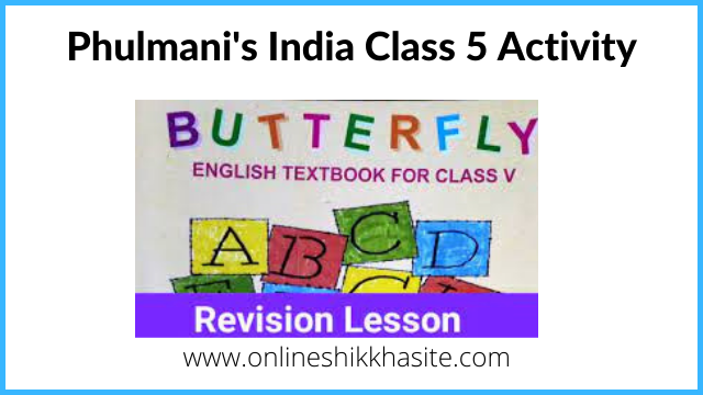 Phulmani's India Class 5 Question And Answer ( Activity )